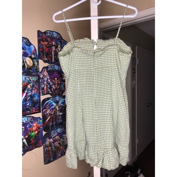 Pacsun L.A. Hearts Gingham Mini Dress Size M - Picture 2 of 4